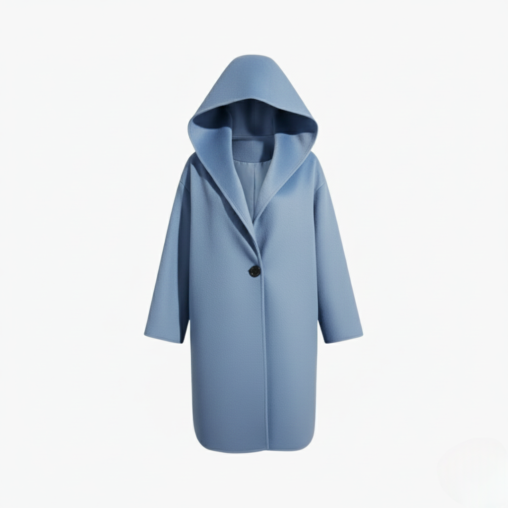 Wide-collar structured statement jacket for women | Valeria -1