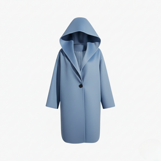 Wide-collar structured statement jacket for women | Valeria -1