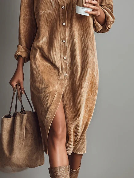 Classic elegant everyday casual dress for women | Lorena -3