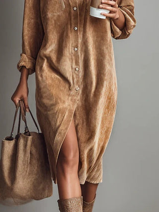 Classic elegant everyday casual dress for women | Lorena -3