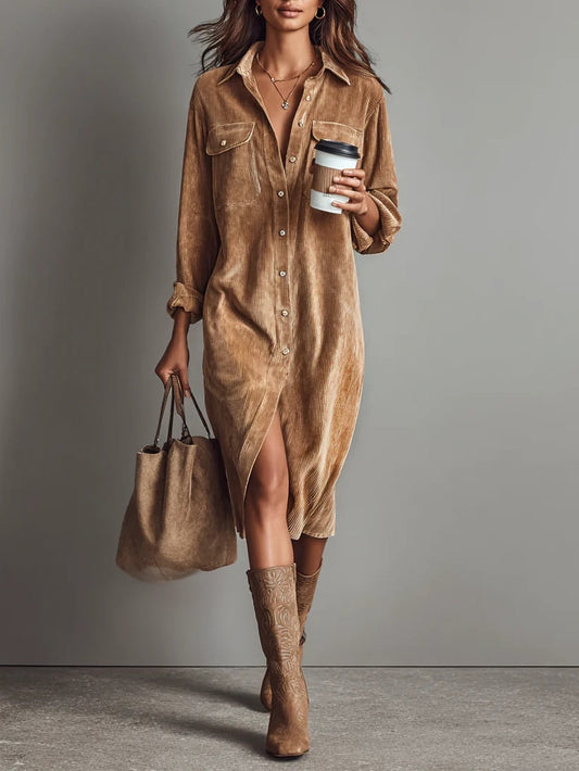 Classic elegant everyday casual dress for women | Lorena -1