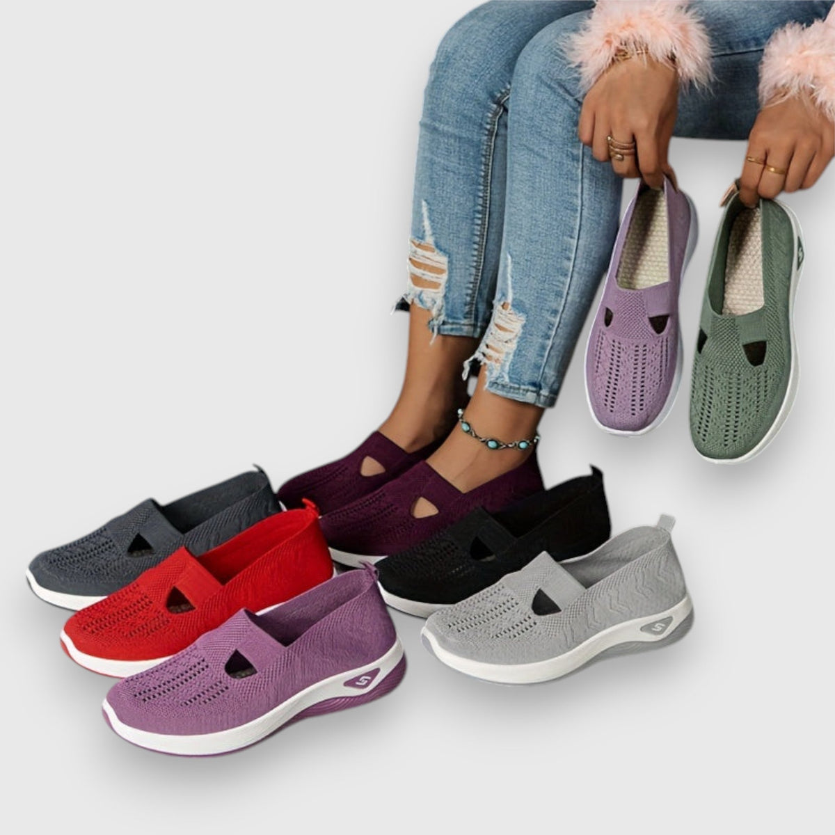 Orthopaedic everyday slip-on comfort shoes for women | Laurie -7