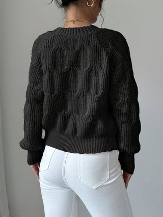 Elowen | Women's Bow Detail V Neck Knit Cardigan