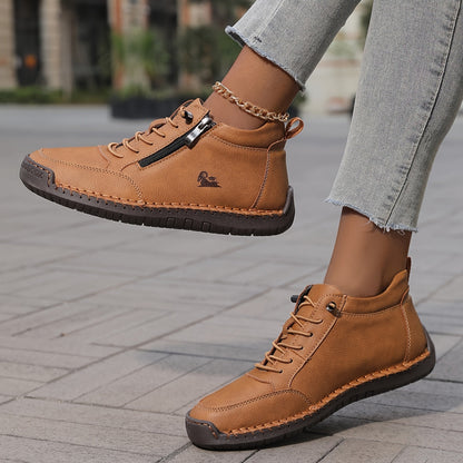 Zip-up orthopaedic everyday comfort shoes for women | Helena -9