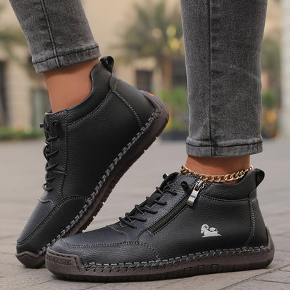 Zip-up orthopaedic everyday comfort shoes for women | Helena -11