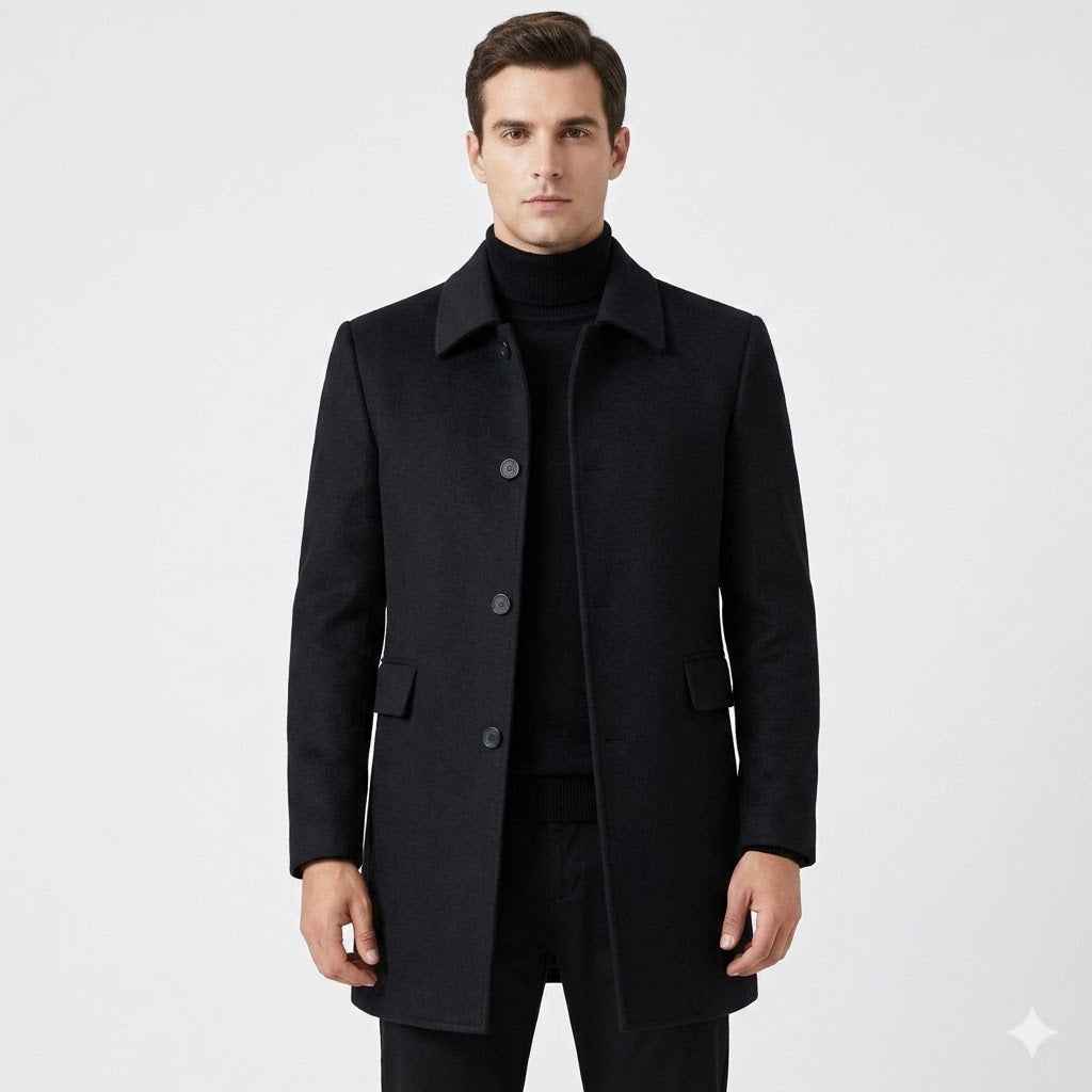 Dorian | Men's Wool Blend Tailored Overcoat