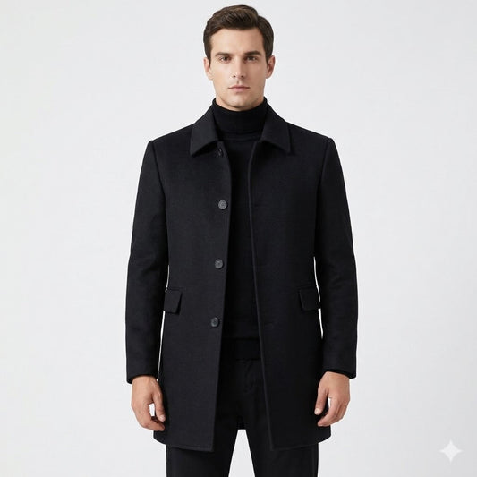 Dorian | Men's Wool Blend Tailored Overcoat