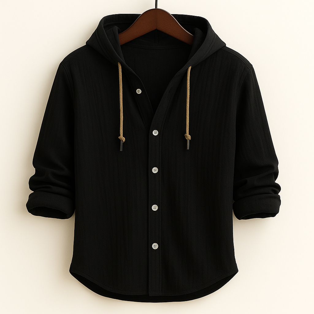 Casual hooded shirt for men | Emerson -5