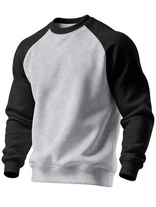 Corven | Men's Raglan Crew Neck Brushed Sweatshirt