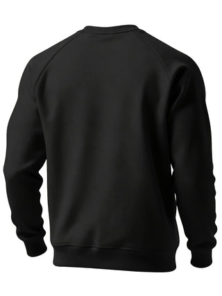 Corven | Men's Raglan Crew Neck Brushed Sweatshirt