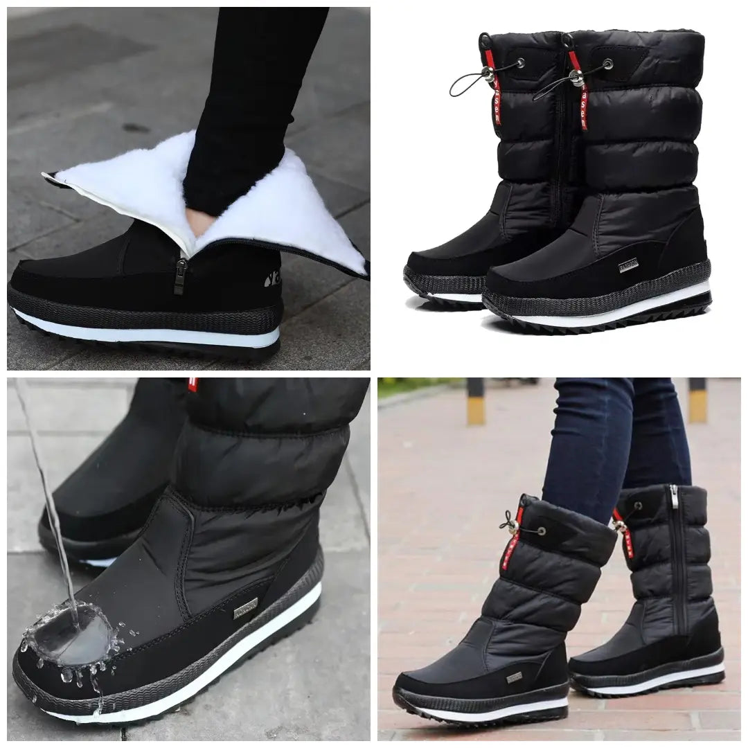 Waterproof insulated snow boots for women | Evelora -10