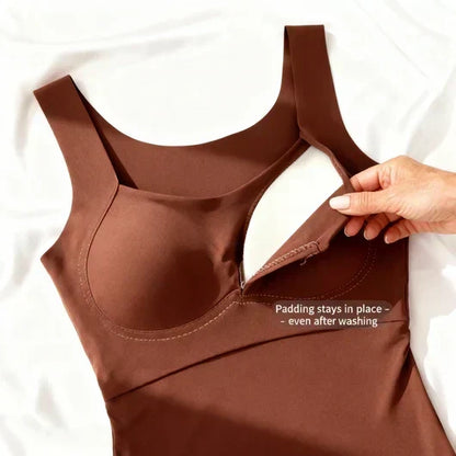 Belladine | Women's Built In Bra Support Tank Top
