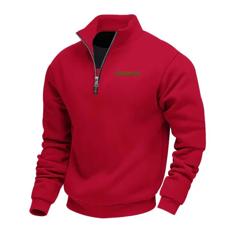 Soft cosy fleece pullover for men | Adrien -5
