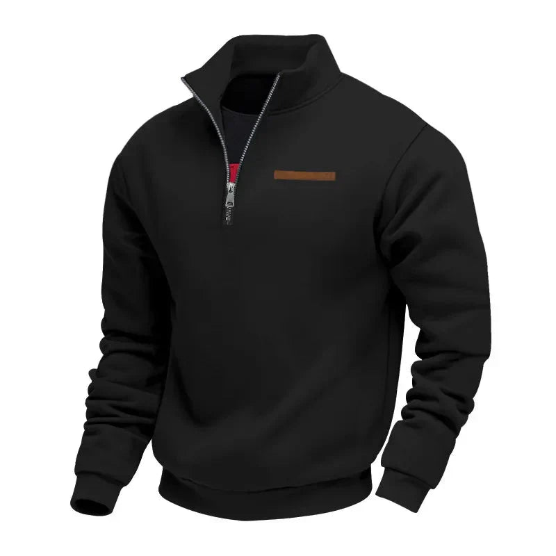 Soft cosy fleece pullover for men | Adrien -8