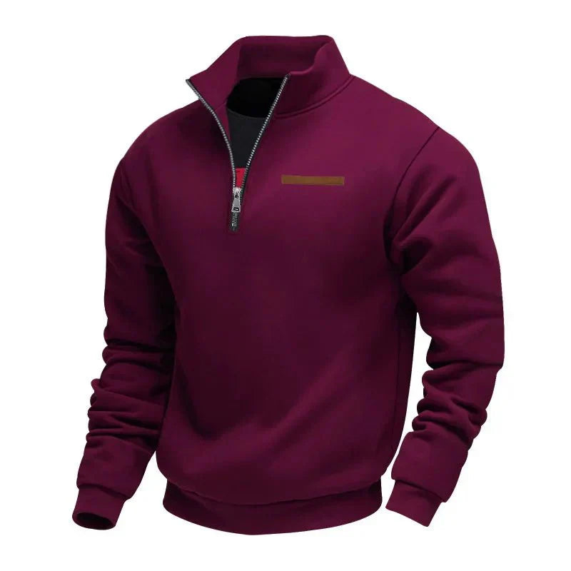Soft cosy fleece pullover for men | Adrien -6