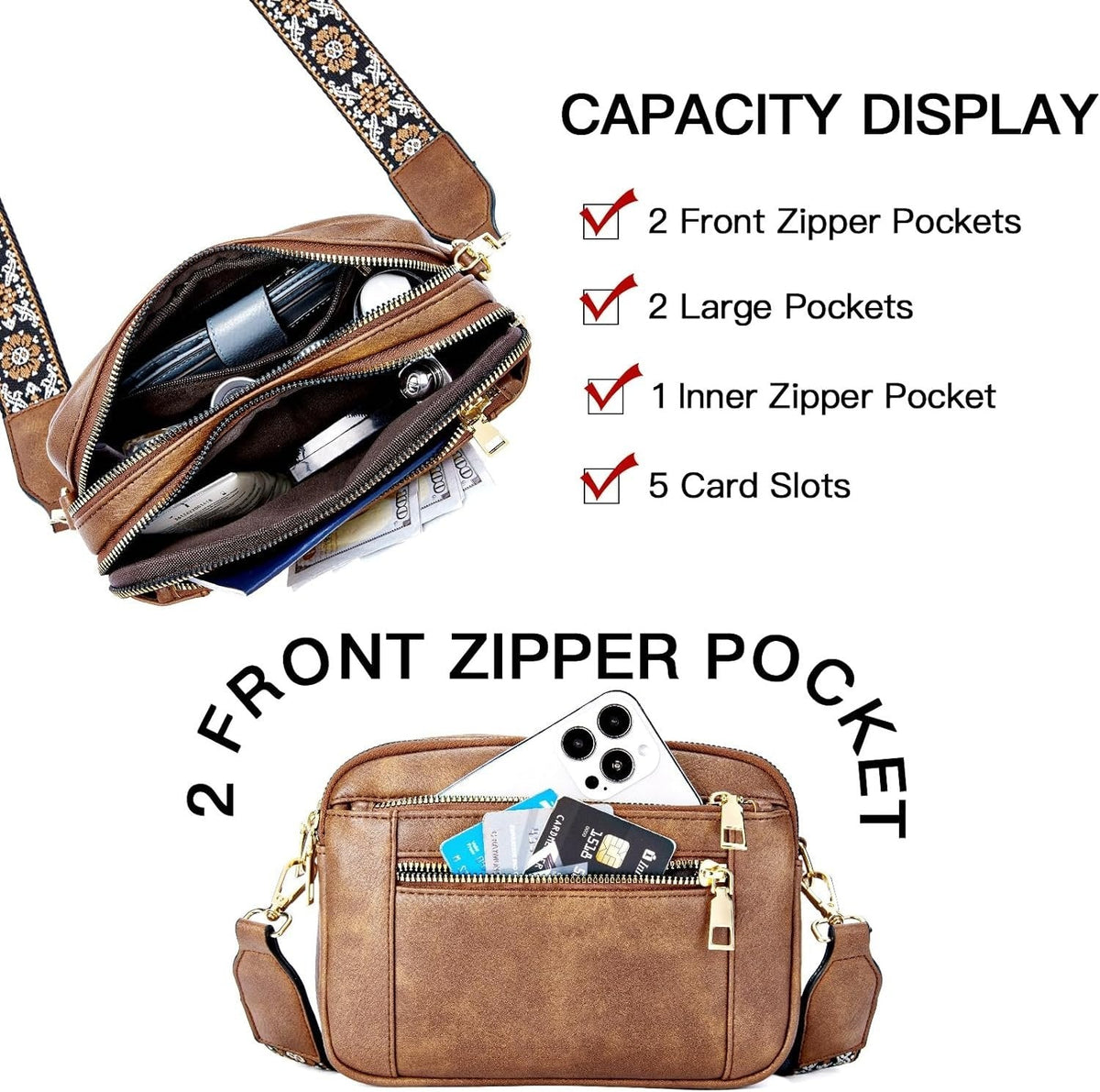 Adeline | Women's Leather Shoulder Bag