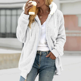 Varelle | Women's Hooded Longline Zip Coat