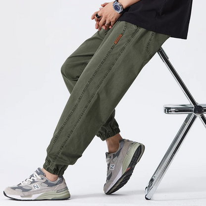 Classic organic-cotton drawstring everyday joggers for men | Greencore -7