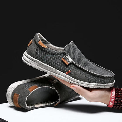 Classic canvas slip-on everyday shoes for men | Dockstone -13