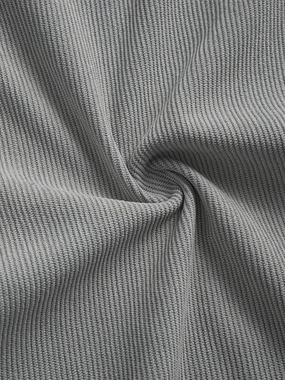 Textured casual button-up overshirt for men | Ellison Cord -10