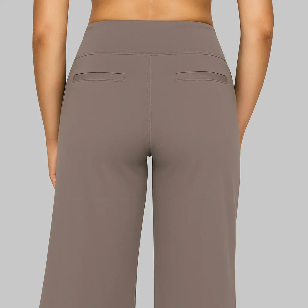 Comfortable stretch everyday casual trousers for women | Adele -3
