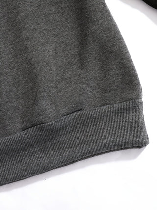 Corven | Men's Raglan Crew Neck Brushed Sweatshirt