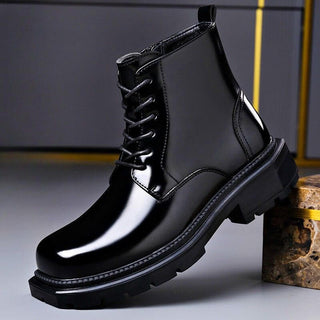 Polished vintage-style leather boots for men | Callister -2