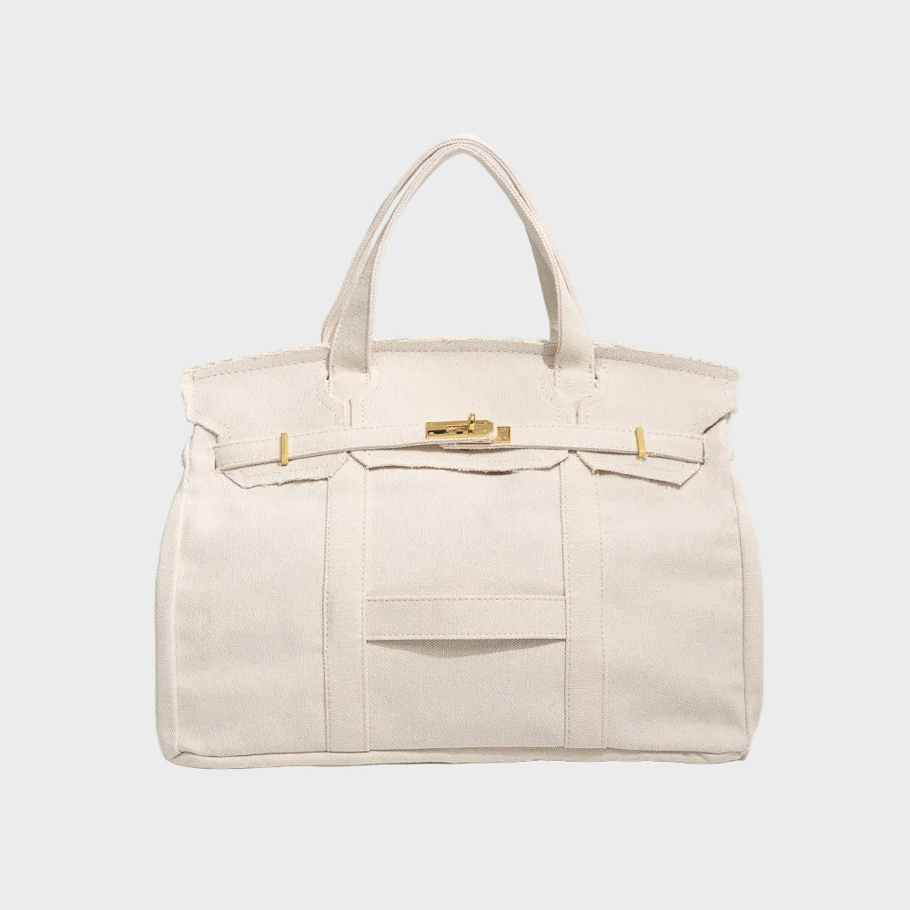 Corvina | Women's Canvas Tote with Contrast Trim