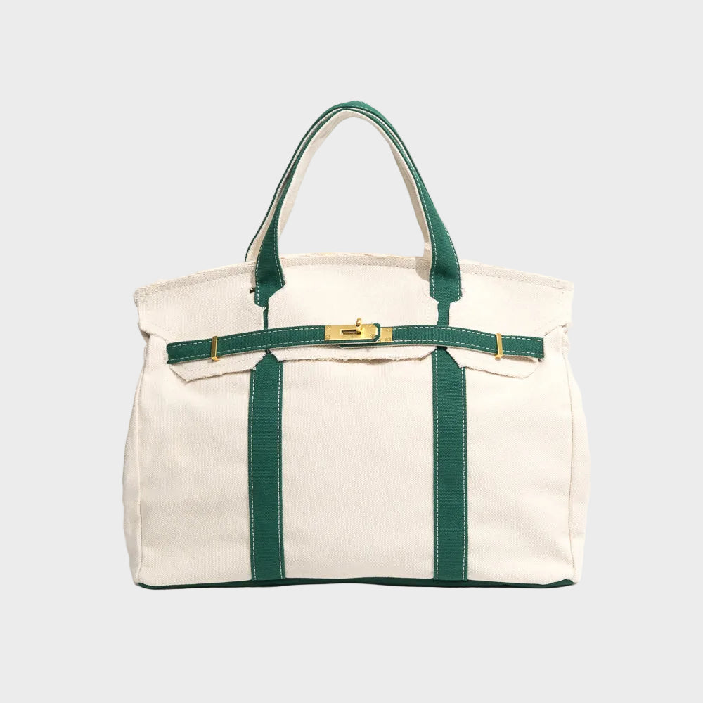Corvina | Women's Canvas Tote with Contrast Trim