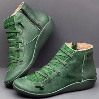 Galvire | Men's Zip Up Ankle Boots with Cushioned Footbed