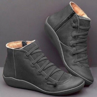 Galvire | Men's Zip Up Ankle Boots with Cushioned Footbed