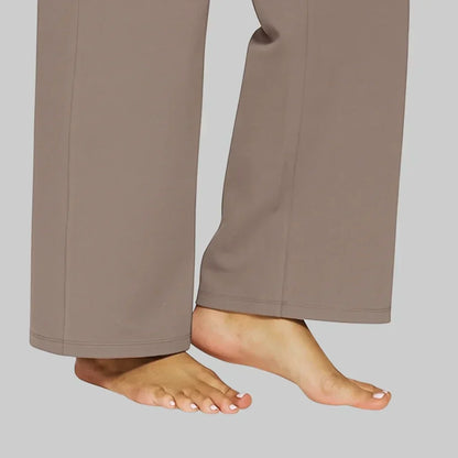 Comfortable stretch everyday casual trousers for women | Adele -4