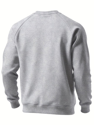 Corven | Men's Raglan Crew Neck Brushed Sweatshirt
