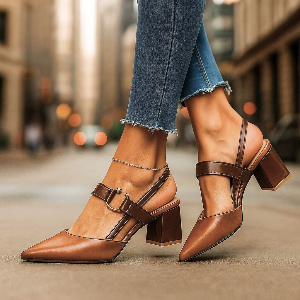 Comfortable elegant everyday heels for women | Elowen -4