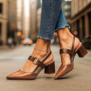Comfortable elegant everyday heels for women | Elowen -4