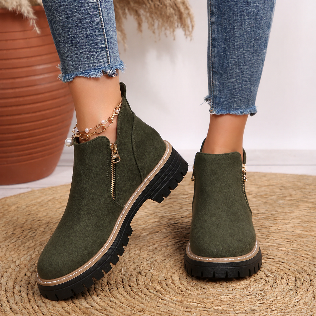 Beatrice | Women's Cushioned Wedge Ankle Boot