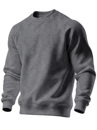 Corven | Men's Raglan Crew Neck Brushed Sweatshirt