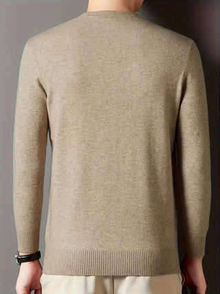 Dorian | Men's Mock Neck Slim Fit Knit Sweater
