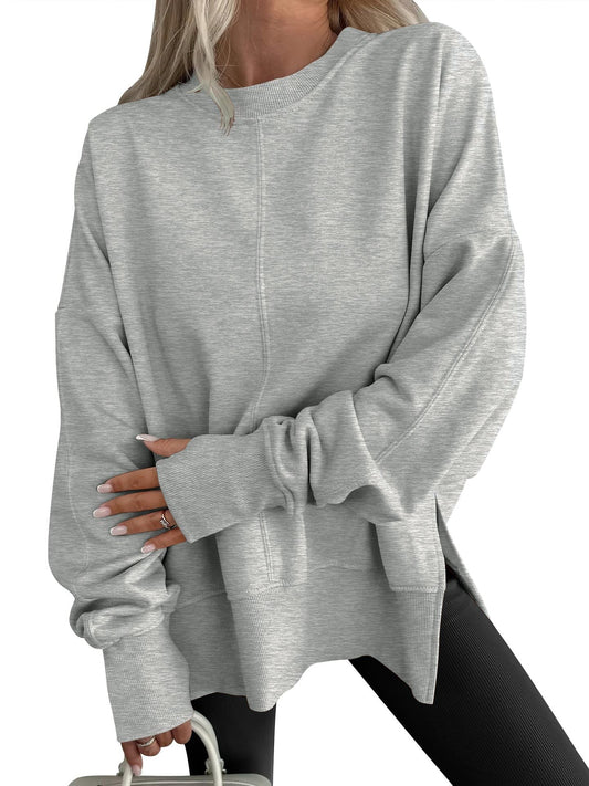 Comfy oversized casual everyday sweatshirt for women | Gwen -1