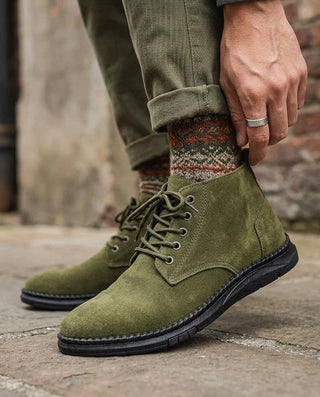 Tavren | Men's Suede Chukka Boots with Cushioned Sole