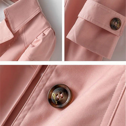 Premium cashmere trench coat for women | Emma -6
