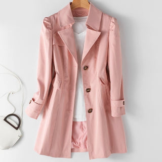 Premium cashmere trench coat for women | Emma -1