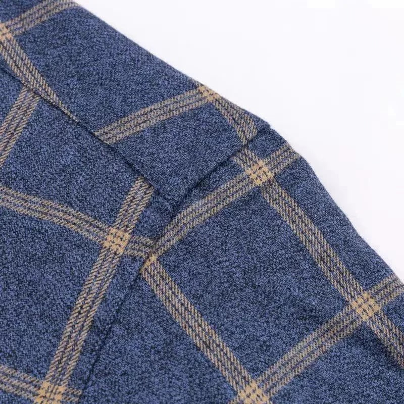 Classic refined check everyday shirt for men | Ethane -8