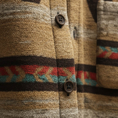 Patterned relaxed-fit casual jacket for men | Marcus -4