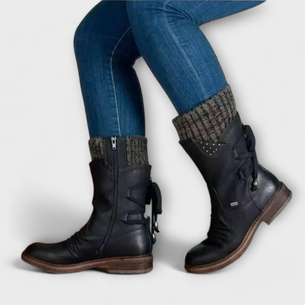 Comfortable orthopaedic everyday ankle boots for women | Tracy -1