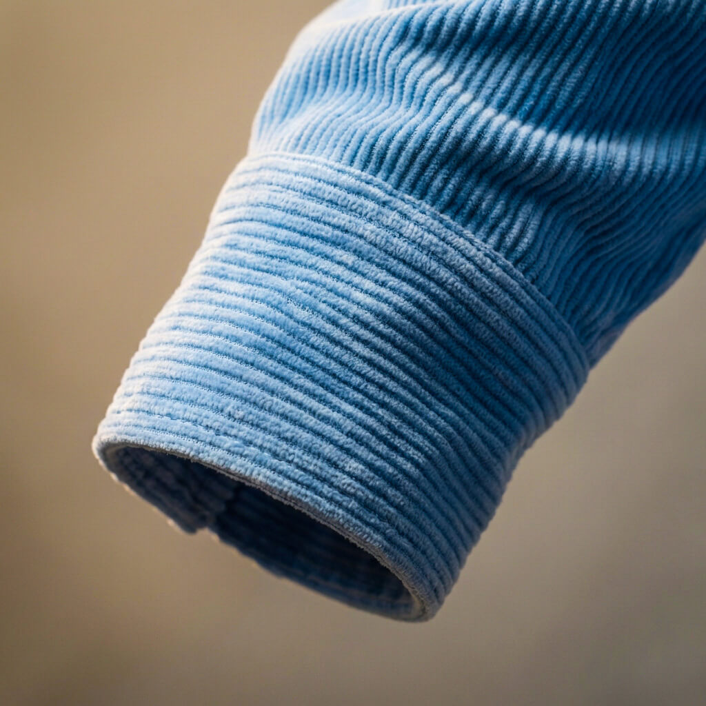 Corduroy long-sleeve casual polo for men | Scott -9