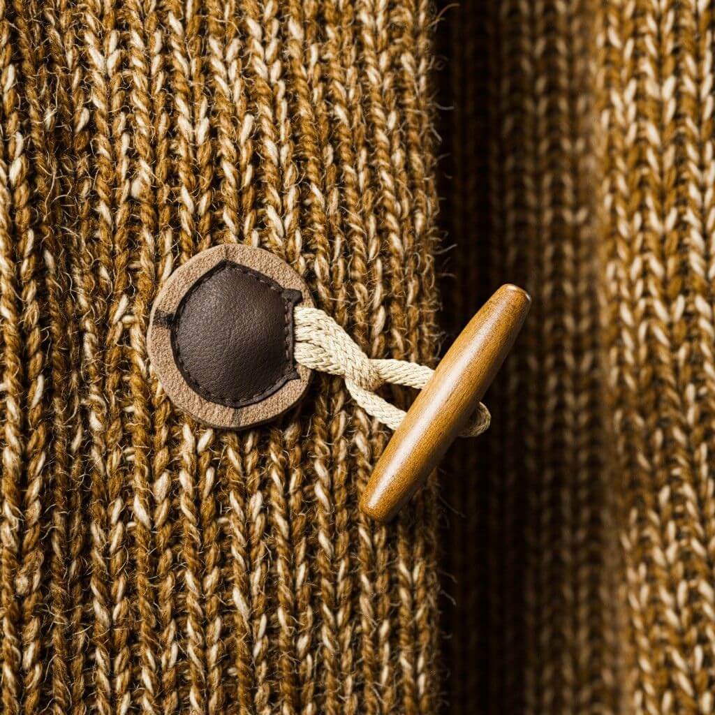 Hooded ribbed knit everyday cardigan for men | Adrian -7