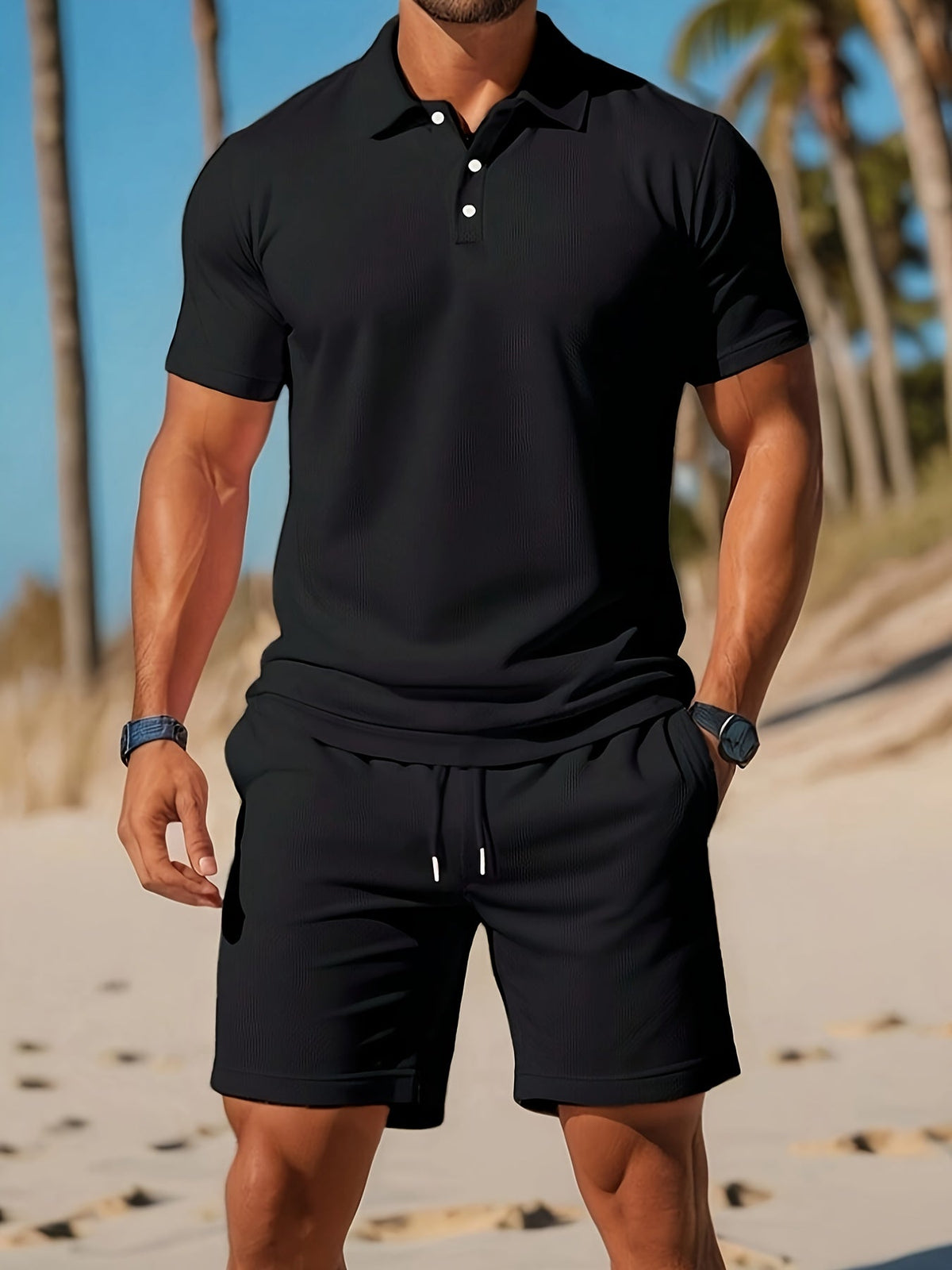 Premium casual everyday two-piece co-ord set for men | Lance -5