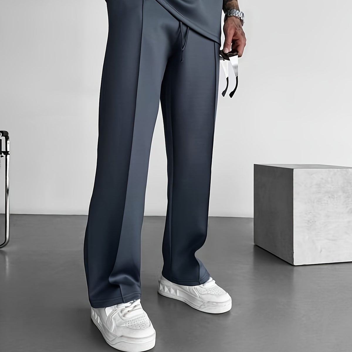 Smart pleated tailored everyday trousers for men | Ellison -27