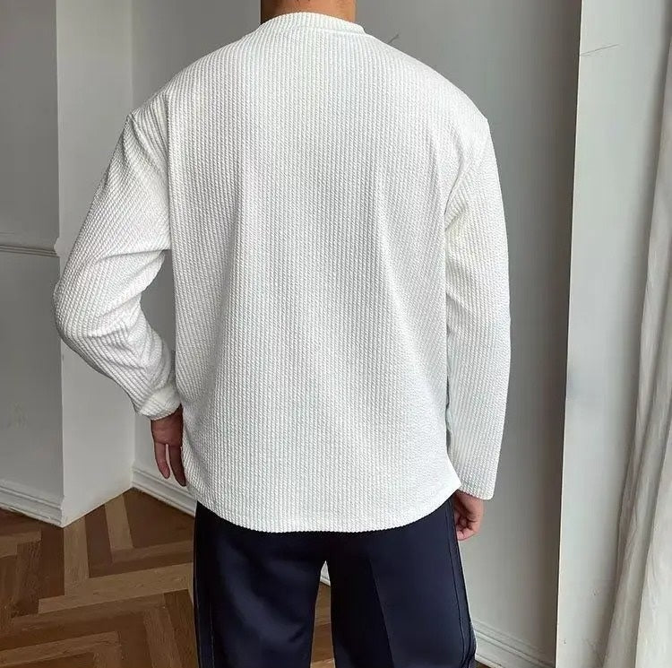 Classic long-sleeve crewneck everyday jumper for men | Bellmont -4
